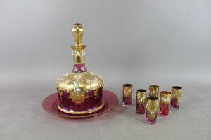 Karaff med glas 6 st