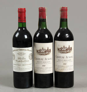3 fl. diverse St.-Emilon 1. Grand Cru Classé A 3