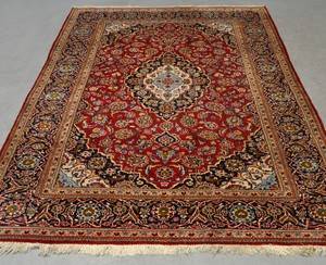 Håndknyttet Persisk Kashan 296x196 