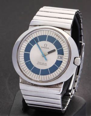 Omega Dynamic. Vintage herreur i stål, 1970´erne