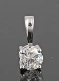 Diamond pendant in 18kt approx. 0.38ct