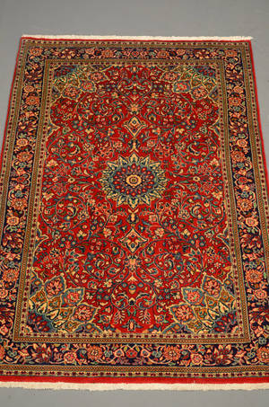 Håndknyttet Persisk Sarough 212x134 cm