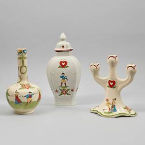 Urna,  ljusstake vas