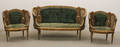 Salongsgrupp, 3 delar, Louis XVI-stil 3