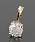 Diamond pendant in 18kt approx. 0.70ct