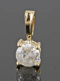 Diamond pendant in 18kt approx. 0.50ct