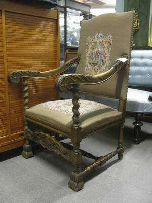 Karmstol, barockstil