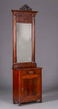 Konsol samt spejl, mahogni, omkr. 1860. 2