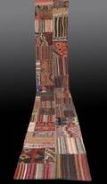 Matta, Patchwork Kelim, 575 x 84 cm
