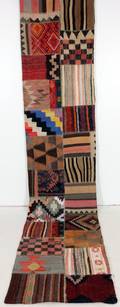 Matta, Patchwork Kelim, 400 x 83 cm