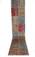 Matta, Patchwork Kelim, 408 x 88 cm
