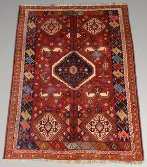 Persisk Ghashghai tæppe, 120 x 168 cm.