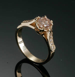 Diamantring, ca. 1.20 ct.