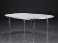 Piet HeinBruno Mathsson. Super Ellipse bord med udtræk og plader 3 