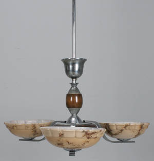 Taklampa, Art Deco, 1940-tal