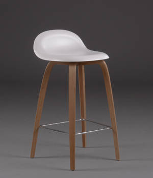 Gubi Chairs. Barstol - hvid