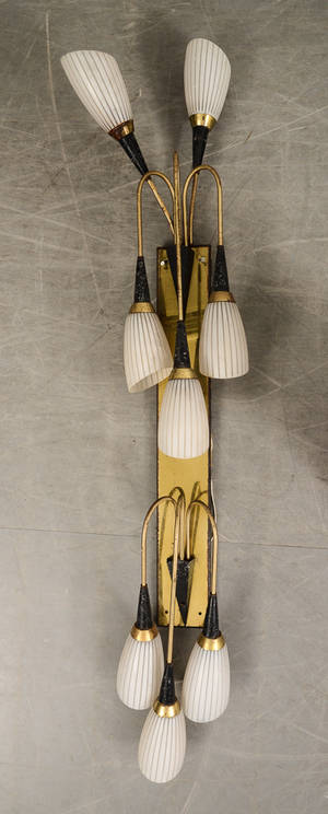 Vägglampa, 1950-tal