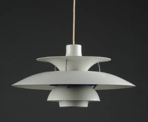 Poul Henningesen, PH 5 pendel, hvidlakeret