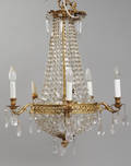 Loftkrone med prismer, 1900-tallets 2. halvdel. 