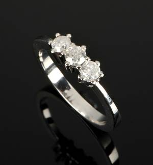 Brillantring - ca. 0.30 ct.