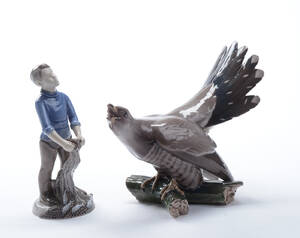 Bing  Grøndahl. To figurer af porcelæn 2