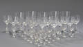 Samling Christian den VII samt Derby glas 33 