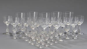 Samling Christian den VII samt Derby glas 33 