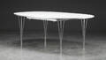 Piet Hein  Bruno Mathsson. Super ellipse bord med udtræk 3 