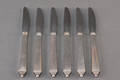 Harald Nielsen for Georg Jensen. Pyramide frokostknive i sterlingsølv 6