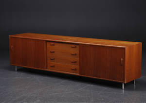 Skænk af teak, 1960erne, Clausen  Søn, Silkeborg  