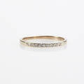 Ring 18 k vitguld diamanter