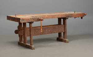 Høvlbænk, 1900-tallet, 2-delt