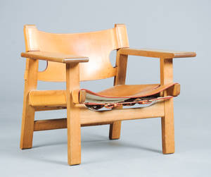 Børge Mogensen. Lænestol model 2226, Den spanske stol 