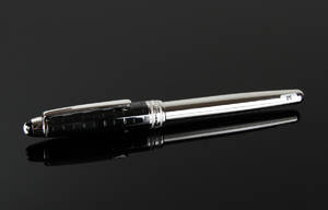 Montblanc Meisterstück Solitaire Ceramics Black Prisma fyldepen M