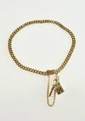 Guldarmband med charms
