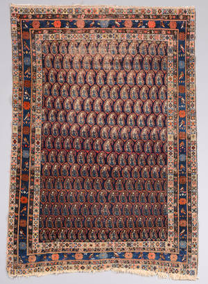 Persisk Afshar tæppe, 190 x 144 cm.