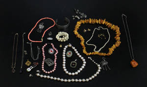 Samling bijouterier, 30 delar 30