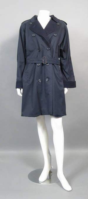 Burberry damefrakke med uldfoer str. 4244.