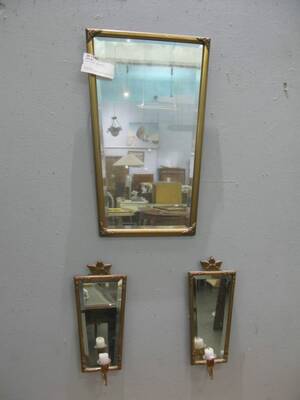 Spegel , 1-par lampetter