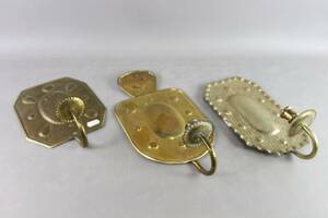 Lampetter i mässing 3 st