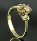 Solitaire ring ca. 0.97 ct.