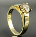 Solitaire ring ca. 1.31 ct.
