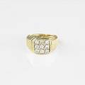 Ring 18 k guld briljanter