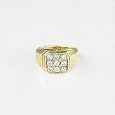 Ring 18 k guld briljanter