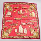 Hermès, scarf, Junques et Sampans, de la Perrier