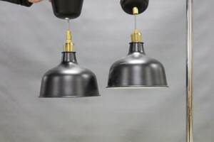 Taklampor i metall 2 st