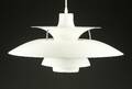 Poul Henningsen. PH5 pendel, hvid