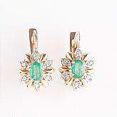 Örhängen 1 par 14 k guld