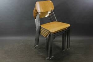 Stapelbara stolar 6 st