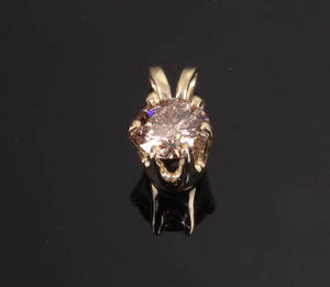 Diamantvedhæng, ca. 0.40 ct.